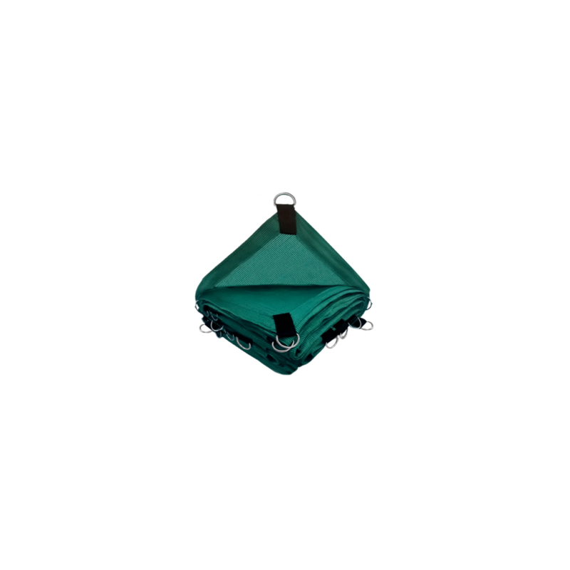 Malla Sombra Raschel 5×5 m. Verde 90% Sombra Sencilla (5×5 m)