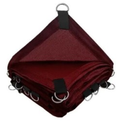 Malla Sombra Raschell 2×2 m. Terracota 90% Sombra Sencilla