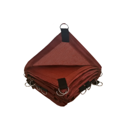 Malla Sombra Raschell 3×2 m. Arcilla 90% Sombra Sencilla (2×3 m)