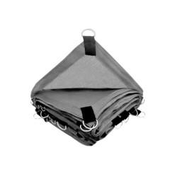 Malla Sombra Raschell 4×4 m. Gris 90% Sombra Sencilla