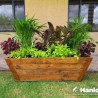 Maceta De Madera Tipo Jardinera Jumbo