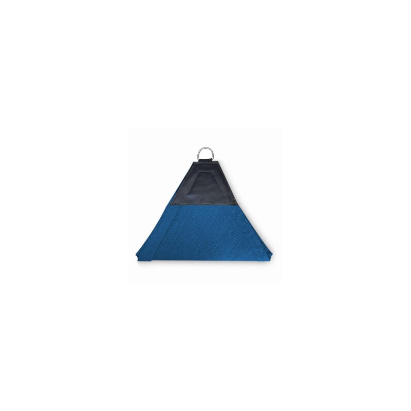 Malla Sombra 90% Raschel 3x3x3 m Azul Triangulo Velaría