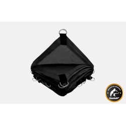 Malla Sombra Raschel 2×2 m. Negro 90% Sombra Sencilla